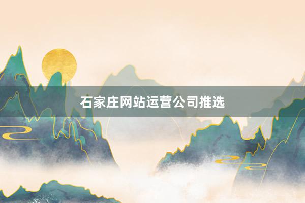 石家庄网站运营公司推选